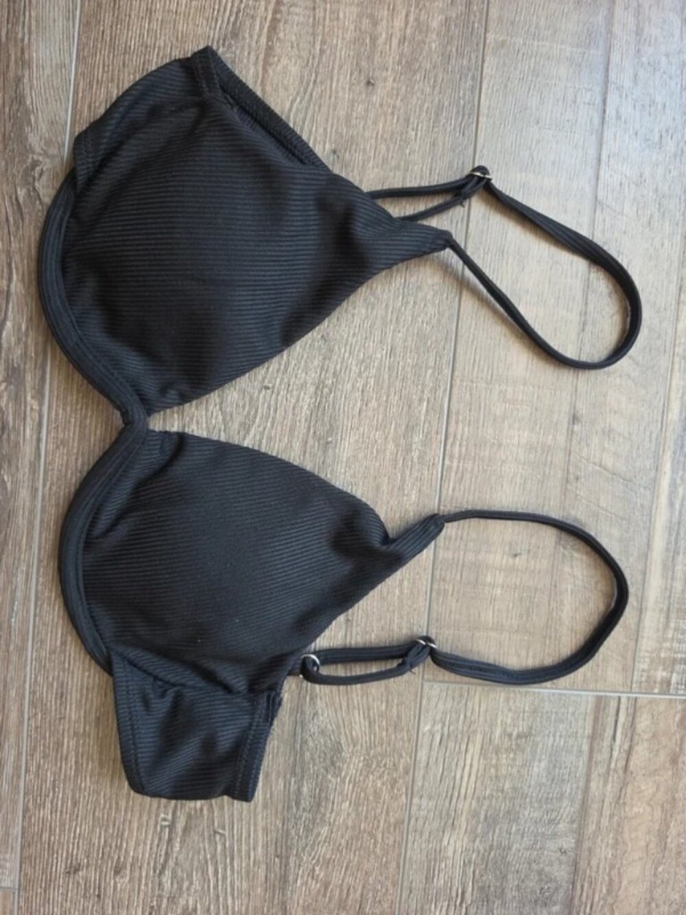Shein black bikini top XS New beach vacation basic